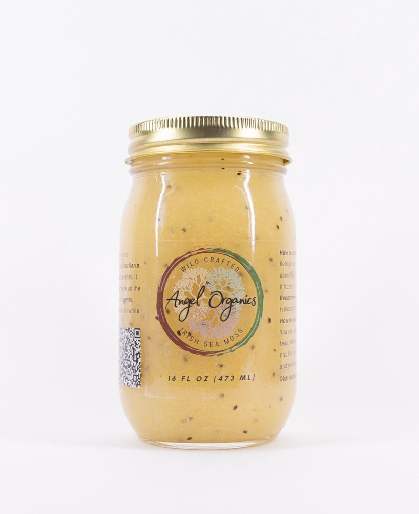Pineapple-Kiwi Blended Sea Moss Gel
